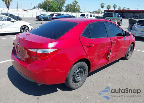 2015 Toyota Corolla Le из США, поврежденный, VIN 5YFBURHE4FP282563